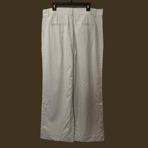 Everlane Way High Drape Pant Wide Leg Hi-Rise Sandstone Women 16S Inseam 30 NWT - Picture 6 of 13